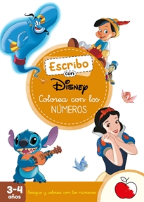 Books Frontpage Escribo con Disney. Colorea con los números (Disney. Primeros aprendizajes)