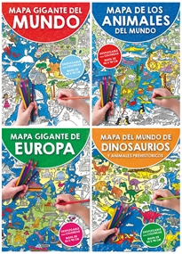 Books Frontpage Mapa gigante para colorear (4 títulos)
