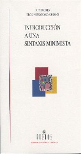 Books Frontpage Introduccion a una sintaxis minimista