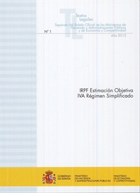 Books Frontpage IRPF Estimacíón Objetiva IVA Régimen Simplificado