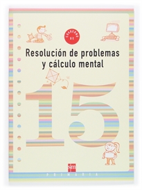 Books Frontpage Cuaderno 15 de resolución de problemas y cálculo mental. 5 Primaria