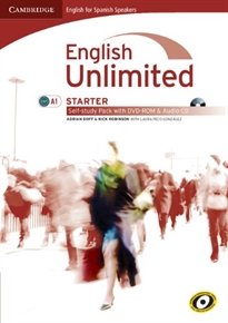 Books Frontpage English unlimited for spanish speakers starter self-study pack (workbook with dvd-rom and audio cd)