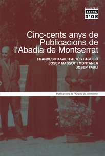 Books Frontpage Cinc-cents anys de Publicacions de l'Abadia de Montserrat