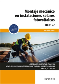 Books Frontpage Montaje mecánico en instalaciones solares fotovoltaicas