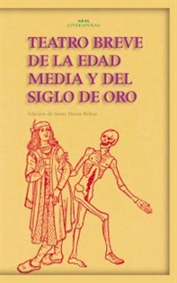 Books Frontpage Teatro breve de la Edad Media y del Siglo de Oro