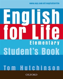 Books Frontpage English for Life Elementary. Student's Book