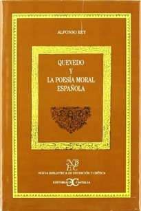 Books Frontpage Quevedo y la poesía moral española                                              .