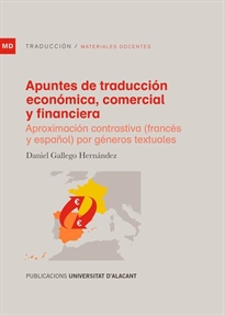 Books Frontpage Apuntes de traducción económica, comercial y financiera