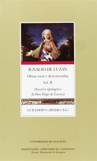 Books Frontpage Ignacio de Luzán, obras raras y desconocidas