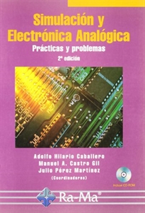 Books Frontpage Simulación y Electrónica Analógica. Prácticas y problemas, 2ª edición