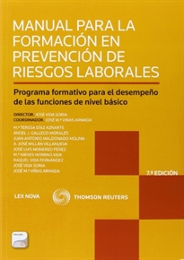 Books Frontpage Manual para la formación en prevención de riesgos laborales (Papel + e-book)