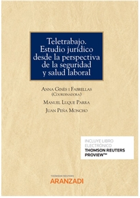 Books Frontpage Teletrabajo. Estudio jurídico desde la perspectiva de la seguridad y salud laboral (Papel + e-book)