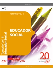 Books Frontpage Educador Social. Temario Vol. II.