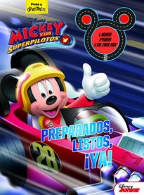 Books Frontpage Mickey y los superpilotos. Libro para colorear. Preparados, listos, ¡ya!