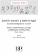 Front pageJusticia natural y justicia legal. La justicia indígena en Ecuador