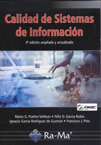 Books Frontpage Calidad de Sistemas de Información. 4ª edición ampliada y actualizada