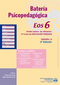 Books Frontpage Batería Psicopedagógica EOS-6 (Batería)