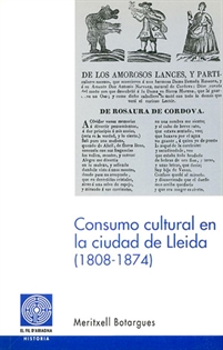 Books Frontpage Consumo cultural en la ciudad de Lleida (1808-1874)