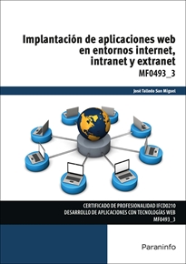Books Frontpage Implantación de aplicaciones web en entornos internet, intranet y extranet
