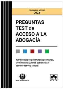 Books Frontpage Preguntas test de Acceso a la abogacía