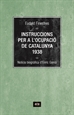 Front pageInstruccions per a l'ocupació de Catalunya