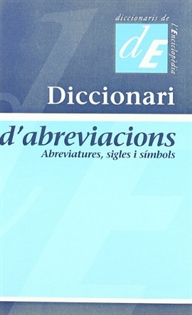 Books Frontpage Diccionari d'abreviacions