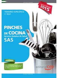 Books Frontpage Pinches de Cocina. Servicio Andaluz de Salud (SAS). Temario específico y test