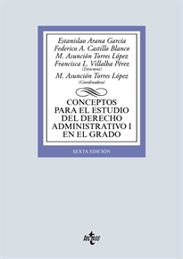 Books Frontpage Conceptos para el estudio del Derecho administrativo I en el grado