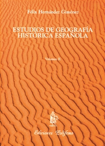 Books Frontpage Estudios de Geografía Histórica Española - Vol. II