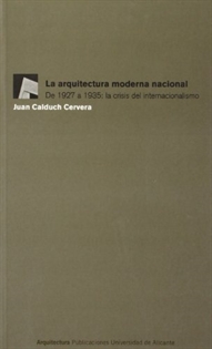Books Frontpage La arquitectura moderna nacional