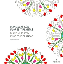 Books Frontpage Mandalas con flores y plantas = Mandalas com flores e plantas