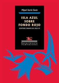 Books Frontpage Isla azul sobre fondo rojo