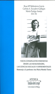 Books Frontpage Voces consonantes feministas desde las Humanidades, las Ciencias Sociales y Experimentales