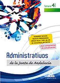 Books Frontpage Administrativos de la Junta de Andalucía. Turno Libre. Temario. Volumen IV