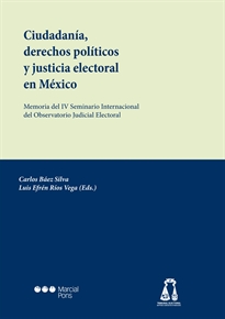 Books Frontpage Ciudadanía, derechos políticos y justicia electoral en México