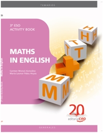 Books Frontpage Maths in English 3º ESO Activity Book
