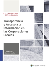 Books Frontpage Transparencia y acceso a la información en las corporaciones locales