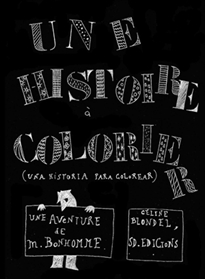 Books Frontpage Una historia para colorear= Une histoire à colorier