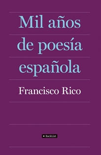 Books Frontpage Mil años de poesía española