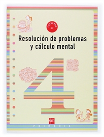 Books Frontpage Cuaderno 4 de resolución de problemas y cálculo mental. 2 Primaria