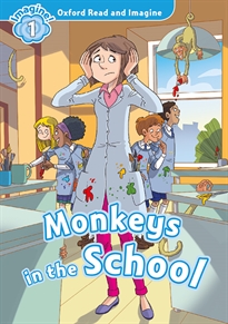 Books Frontpage Oxford Read and Imagine 1. Monkeys in School MP3 Pack