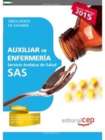 Books Frontpage Auxiliar de Enfermería Servicio Andaluz de Salud (SAS). Simulacros de examen