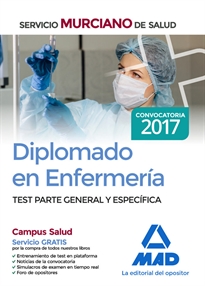 Books Frontpage Diplomado en Enfermería del Servicio Murciano de Salud. Test parte general y específica