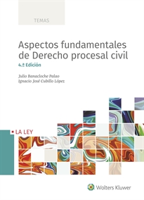 Books Frontpage Aspectos fundamentales de derecho procesal civil (4.ª Edición)