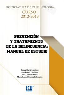 Books Frontpage Prevención y tratamiento de la delincuencia: manual de estudio