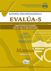 Books Frontpage Manual EVALÚA 5. Versión 3.0