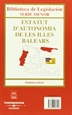 Front pageEstatuto de Autonomía de las Illes Balears