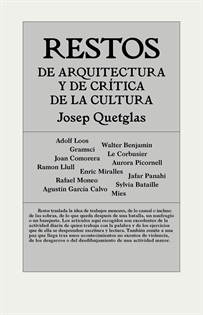 Books Frontpage Restos de arquitectura y de crítica de la cultura