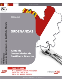 Books Frontpage Ordenanzas. Junta de Comunidades de Castilla-La Mancha. Temario