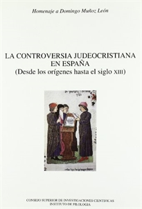 Books Frontpage La controversia judeocristiana en España